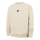 '47 Brand Miami HEAT Cream Logo Foundation Crewneck