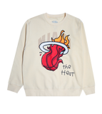 B2SS Miami HEAT Cream Vintage Crewneck