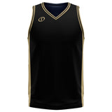 Spalding Custom Unisex Basketball Jersey - Classic Black