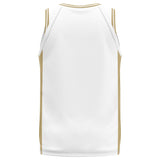 Spalding Custom Unisex Basketball Jersey - Classic White