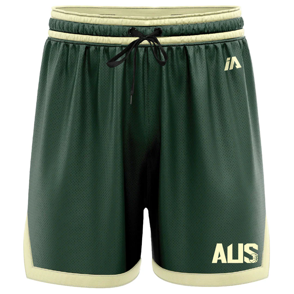 Australian Boomers Green Elite Casual Shorts