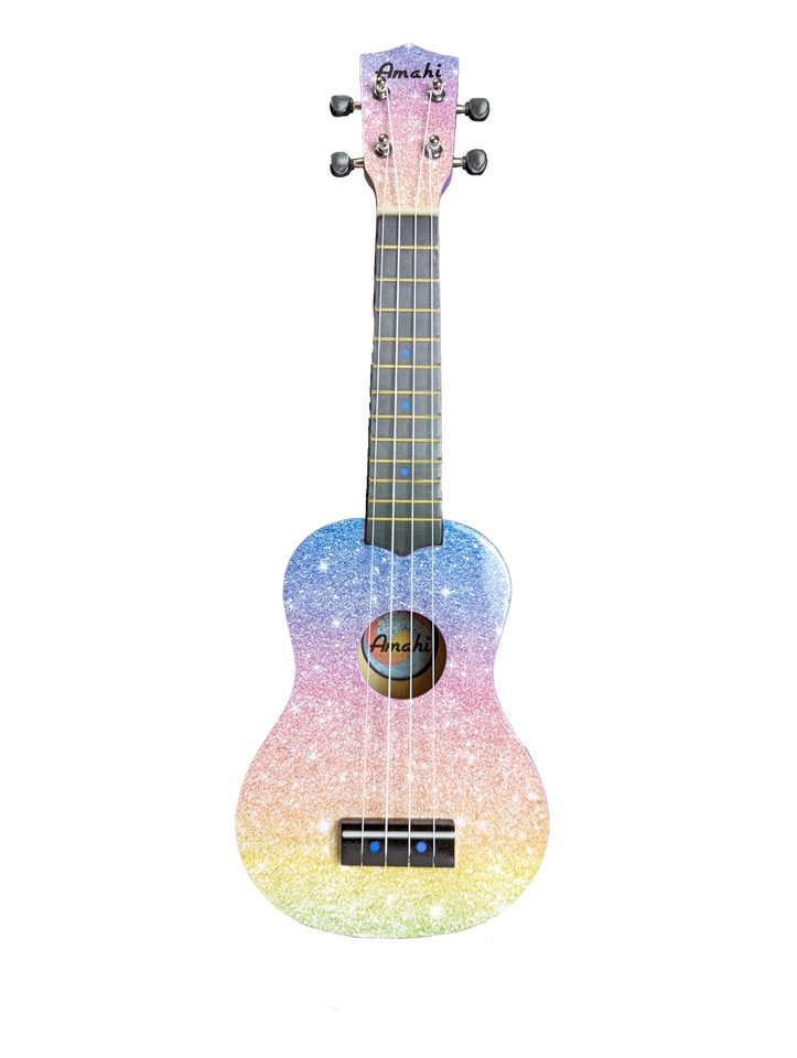 Amahi Ukulele - Glitter Rainbow