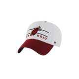 '47 Brand Miami HEAT Double Header Cleanup Dad Hat