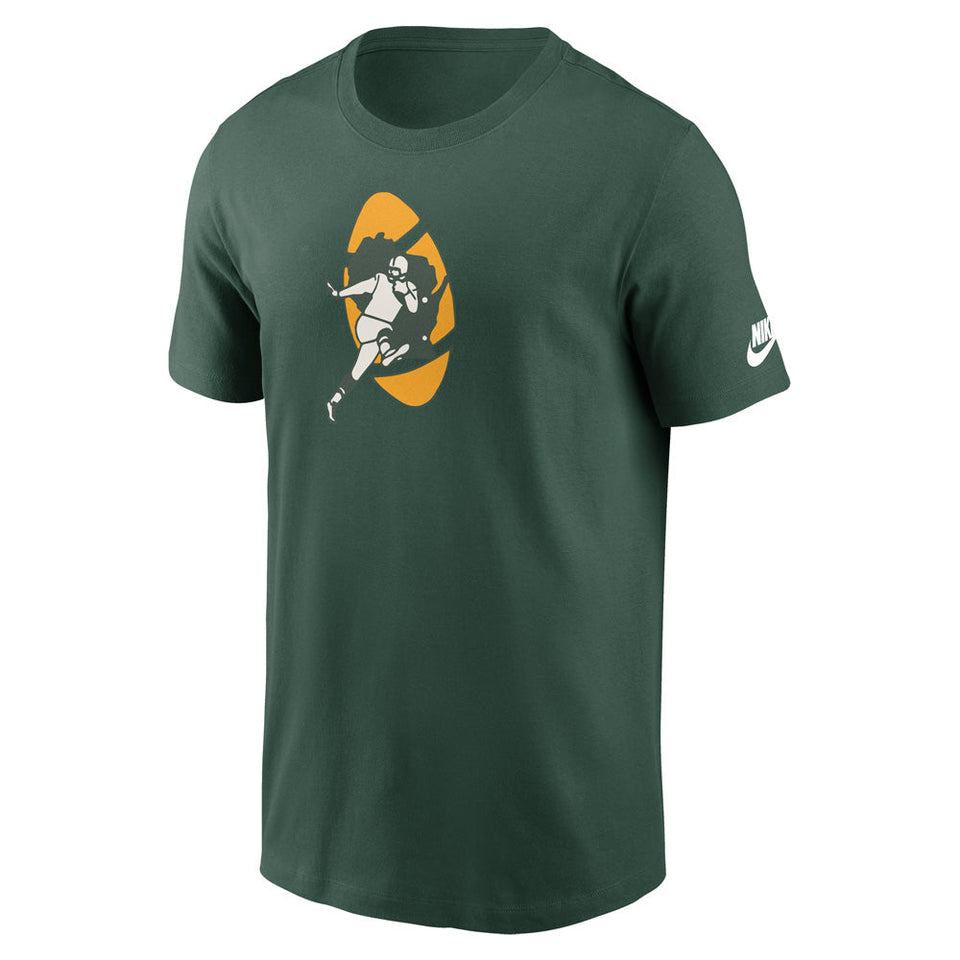 NFL Green Bay Packers Nike Rewind Essential T-Shirt - Green