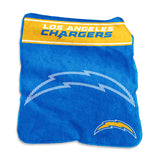 NFL Los Angeles Chargers Logo Brands 60 x 80 Raschel Blanket - Blue