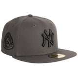 MLB New York Yankees New Era Tonal Graphite 59FIFTY Fitted Hat - Graphite