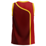 Spalding Custom Unisex Basketball Jersey - Hawks Red