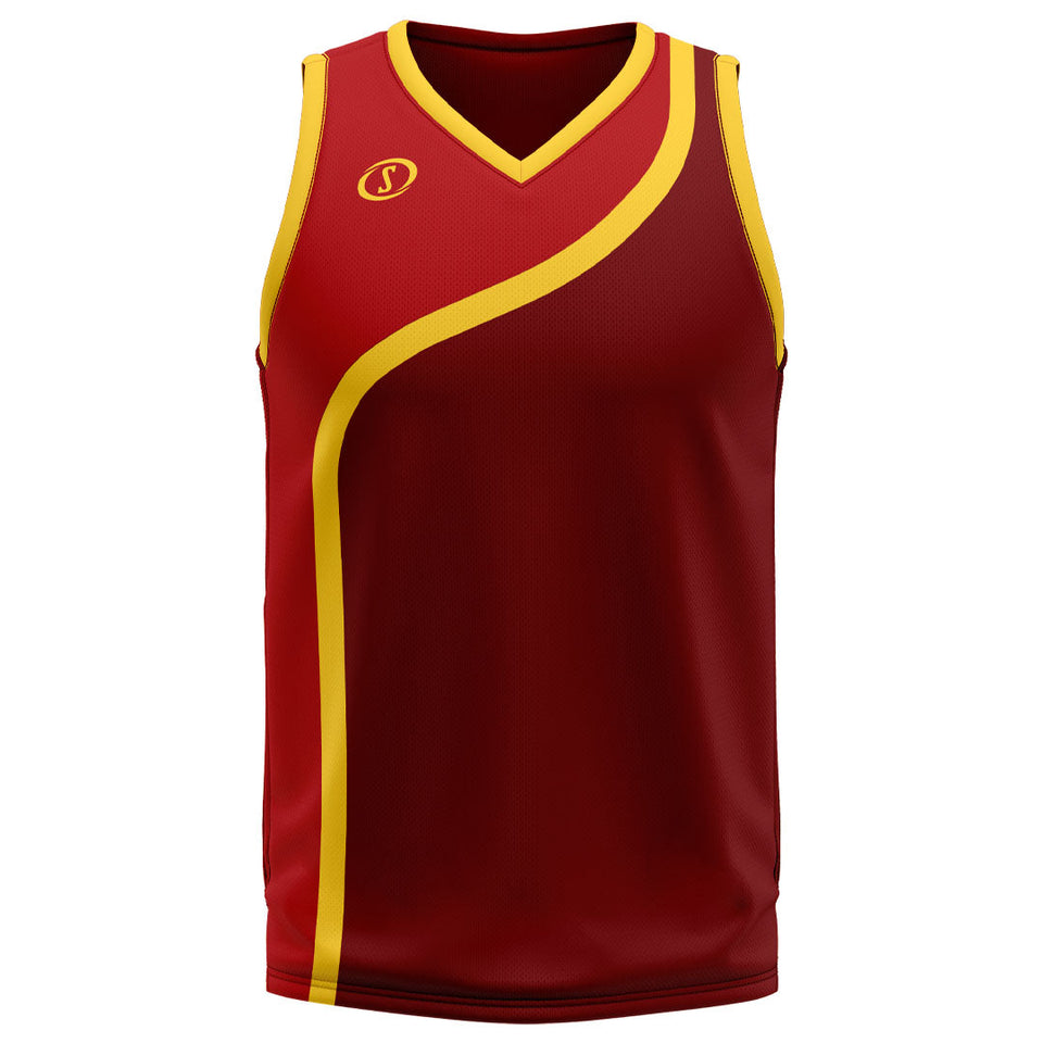 Spalding Custom Unisex Basketball Jersey - Hawks Red