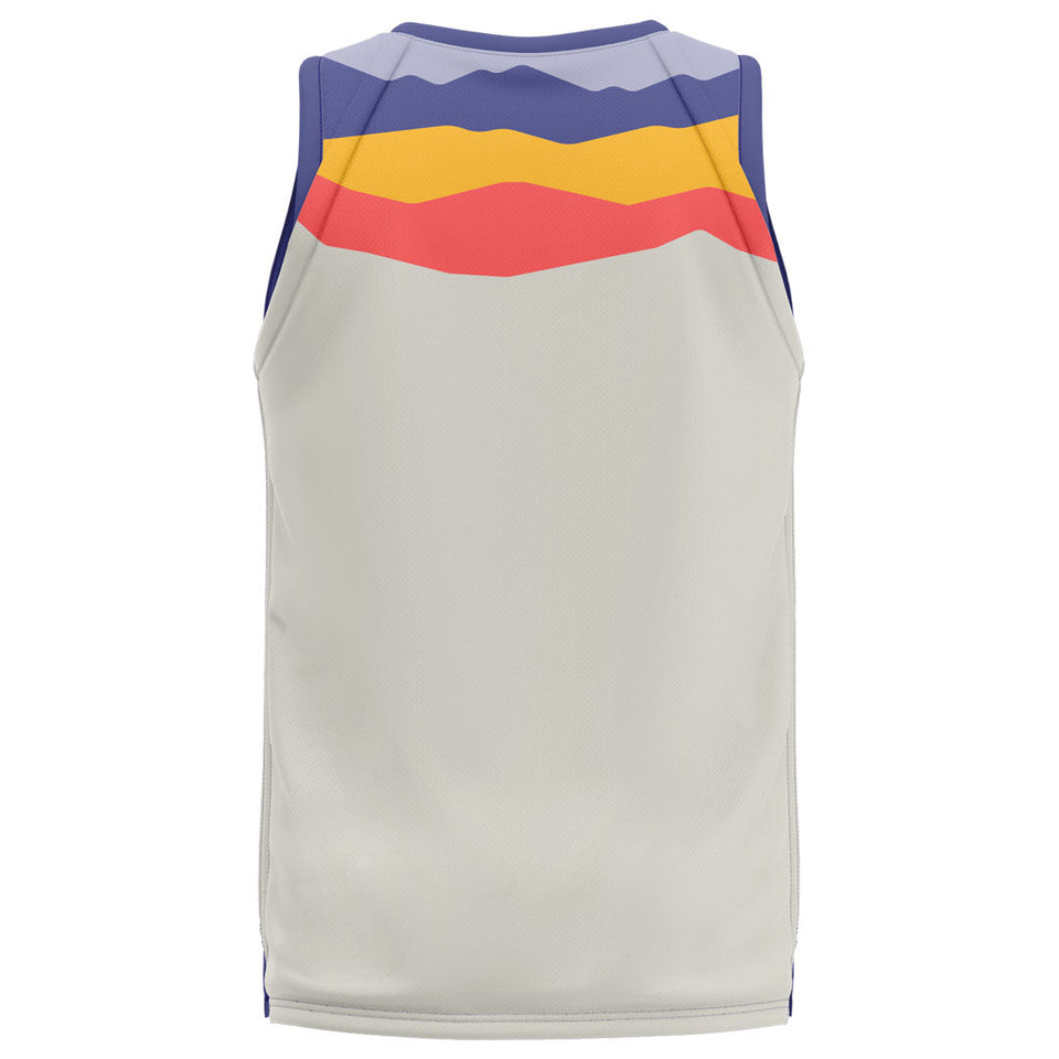 Spalding Custom Unisex Basketball Jersey - Hills Beige