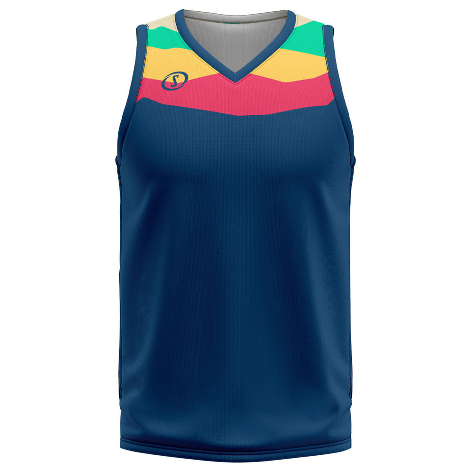 Spalding Custom Unisex Basketball Jersey - Hills Navy