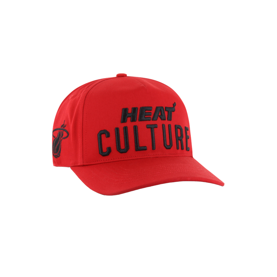'47 Brand HEAT Culture: Blood Red Wordmark Snapback