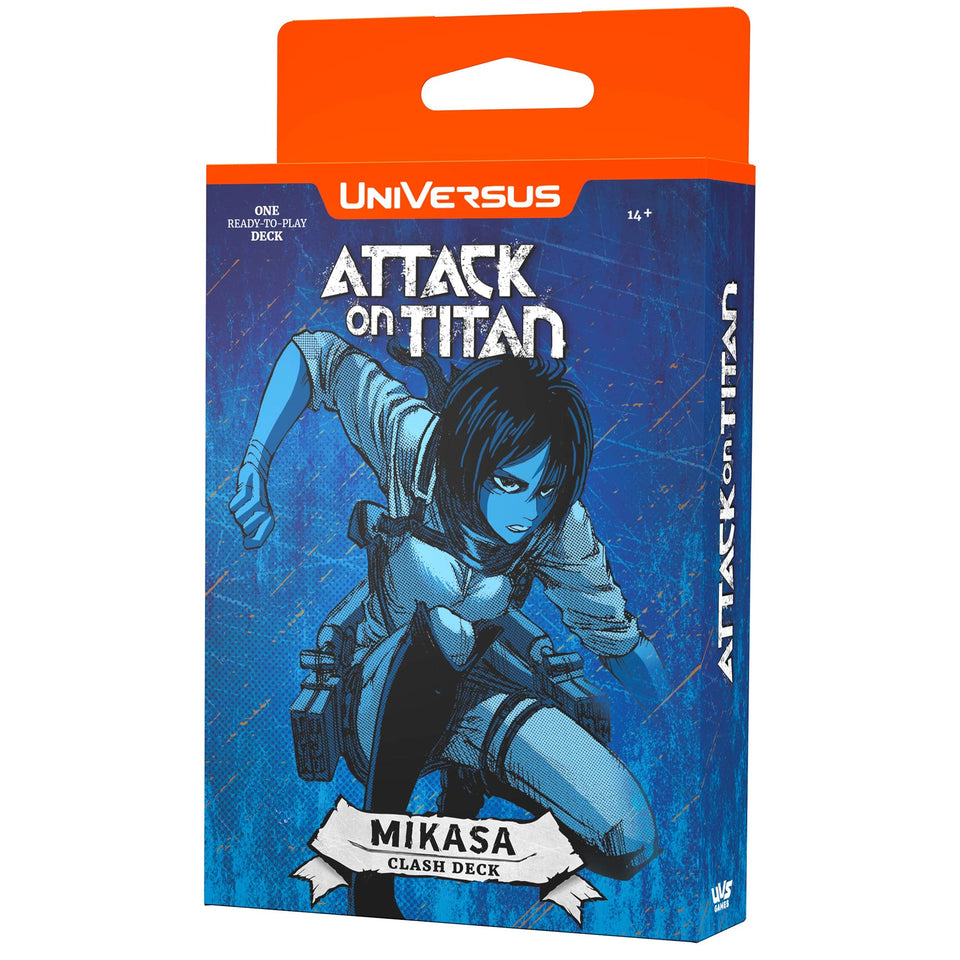 Attack on Titan UniVersus Mikasa Clash Deck - Ready-To-Play Collectible Card Game