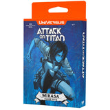Attack on Titan UniVersus Mikasa Clash Deck - Ready-To-Play Collectible Card Game