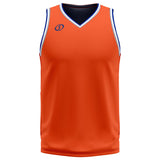 Spalding Custom Unisex Basketball Jersey - Knicks Orange