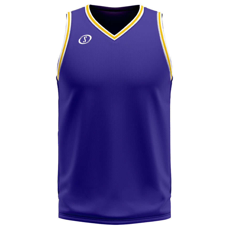 Spalding Custom Unisex Basketball Jersey - Lakeshow Purple