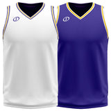 Spalding Custom Unisex Basketball Reversible Jersey - Lakeshow