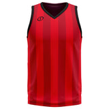 Spalding Custom Unisex Basketball Jersey - Magic Red