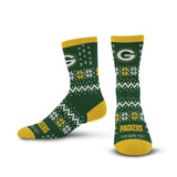 NFL Green Bay Packers For Bare Feet Team Sweater Socks - Green