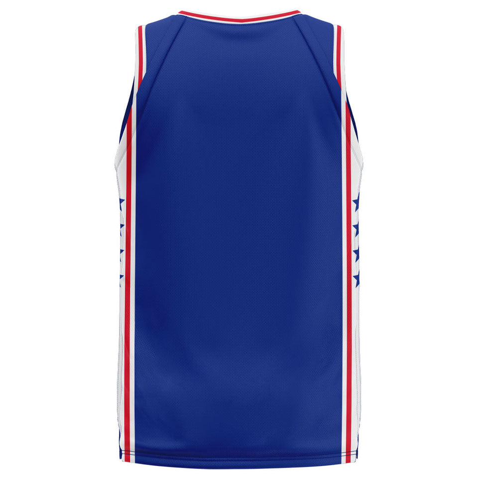 Spalding Custom Unisex Basketball Reversible Jersey - Phila