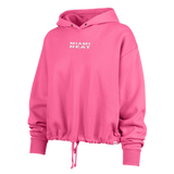 '47 Brand Miami HEAT Original Vice Cropped Hoodie