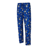 NFL Los Angeles Rams Concepts Sport Mosaic All Over Print PJ Pants - Blue
