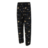 NFL Baltimore Ravens Concepts Sport Mosaic All Over Print PJ Pants - Black