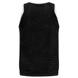 Spalding Custom Unisex Basketball Jersey - Scape Black