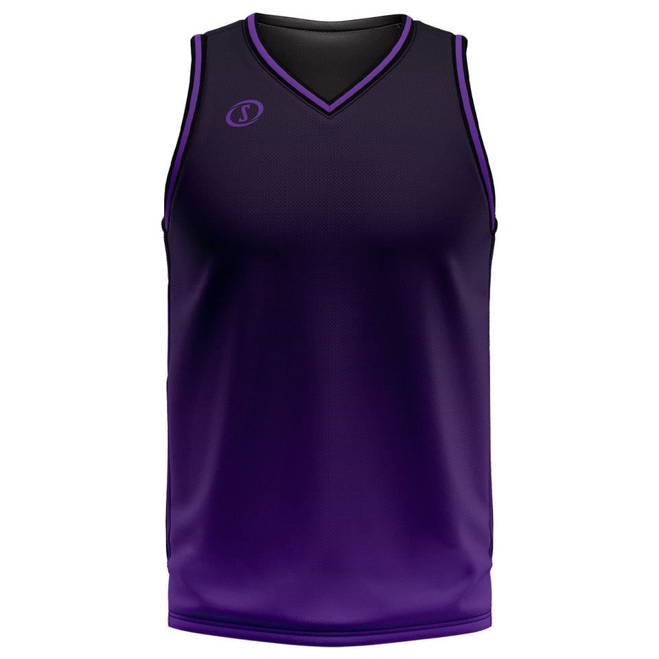 Spalding Custom Unisex Basketball Jersey - Showtime Purple