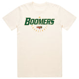 Australian Boomers 'Retro Logo' Casual Cotton Ecru T-Shirt