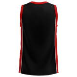 Spalding Custom Unisex Basketball Jersey - Swing Crimson