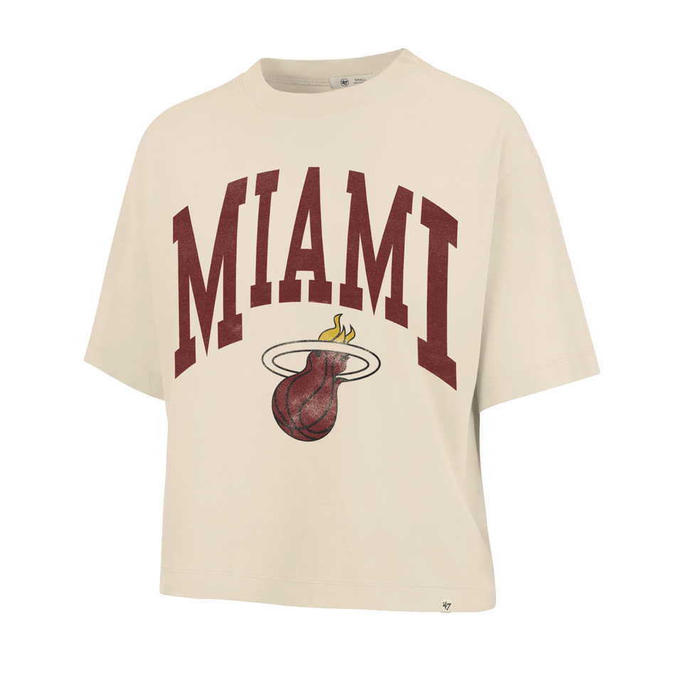 '47 Brand Miami HEAT Shale Women's Crop Top