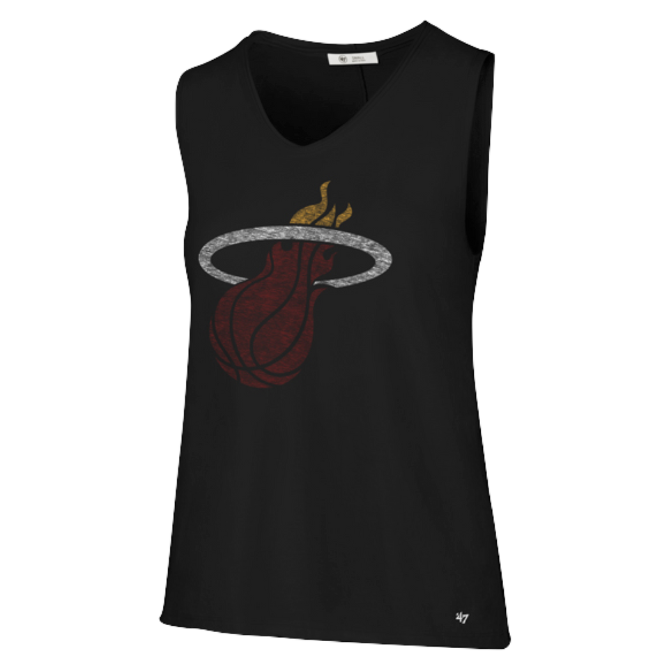 '47 Brand Miami HEAT Ladies Fader Letter Tank