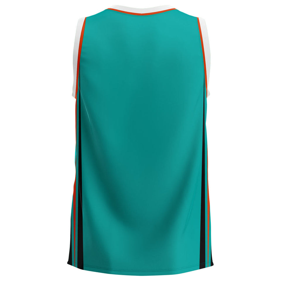 Spalding Custom Unisex Basketball Jersey - Takeoff Teal