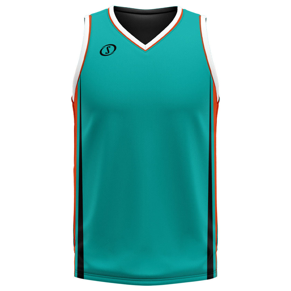 Spalding Custom Unisex Basketball Jersey - Takeoff Teal