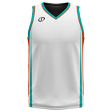 Spalding Custom Unisex Basketball Jersey - Takeoff White