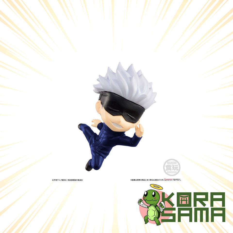 Adverge Jujutsu Kaisen 2.2 inch Mini Figure Set - Itadori. Gojo. Panda. Kugisaki