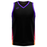 Spalding Custom Unisex Basketball Jersey - Valley Black