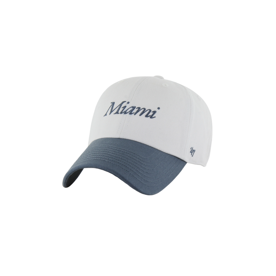 '47 Brand Miami HEAT Cream Cleanup Dad Hat