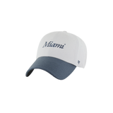 '47 Brand Miami HEAT Cream Cleanup Dad Hat