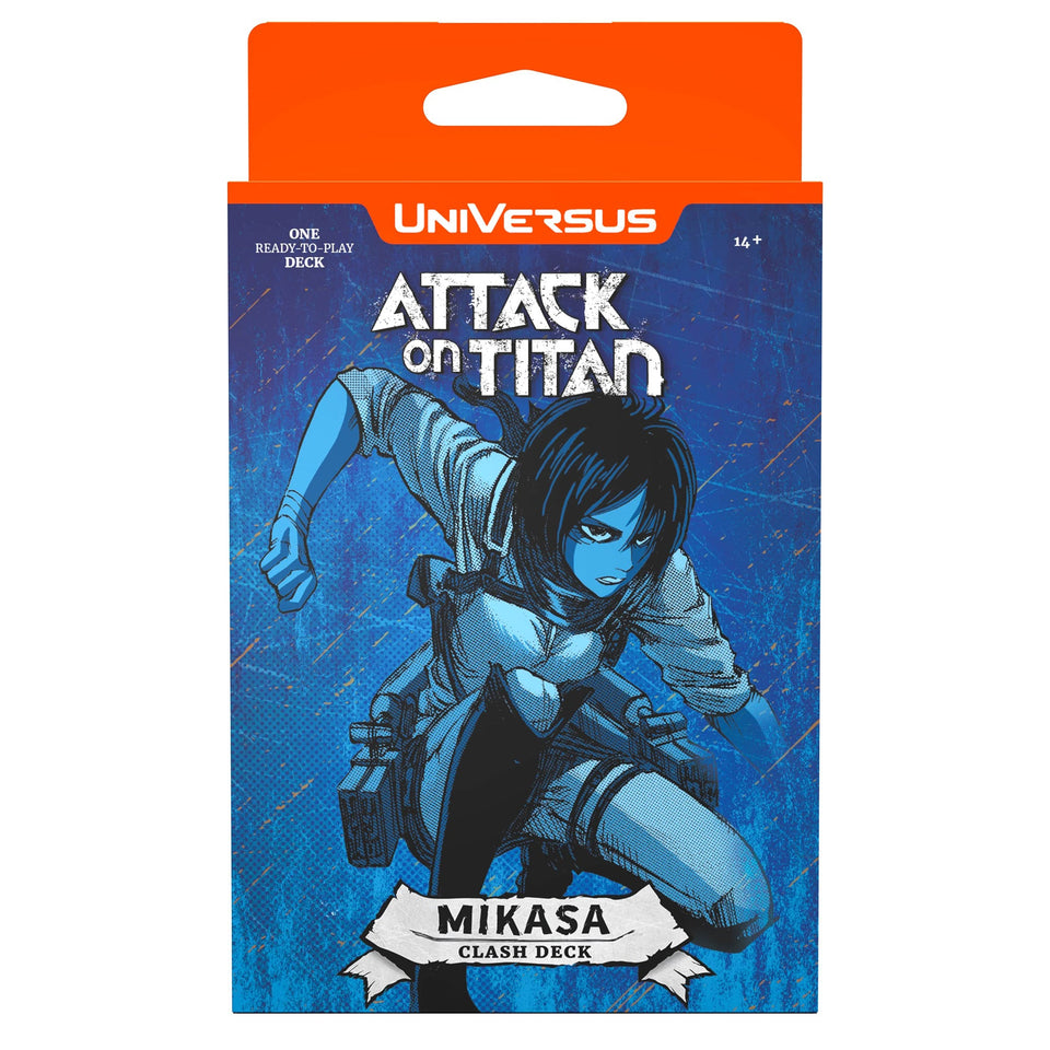Attack on Titan UniVersus Mikasa Clash Deck - Ready-To-Play Collectible Card Game