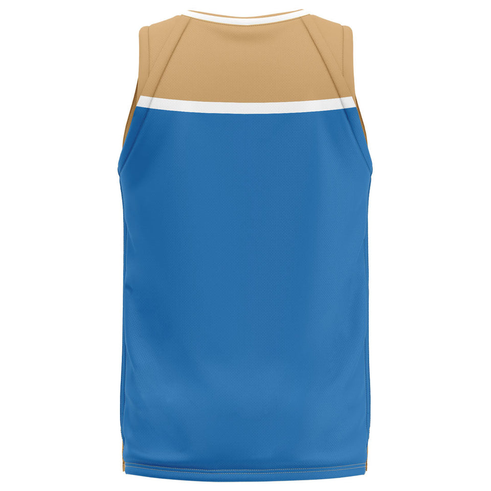 Spalding Custom Unisex Basketball Jersey - Wiz Blue