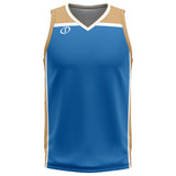 Spalding Custom Unisex Basketball Jersey - Wiz Blue