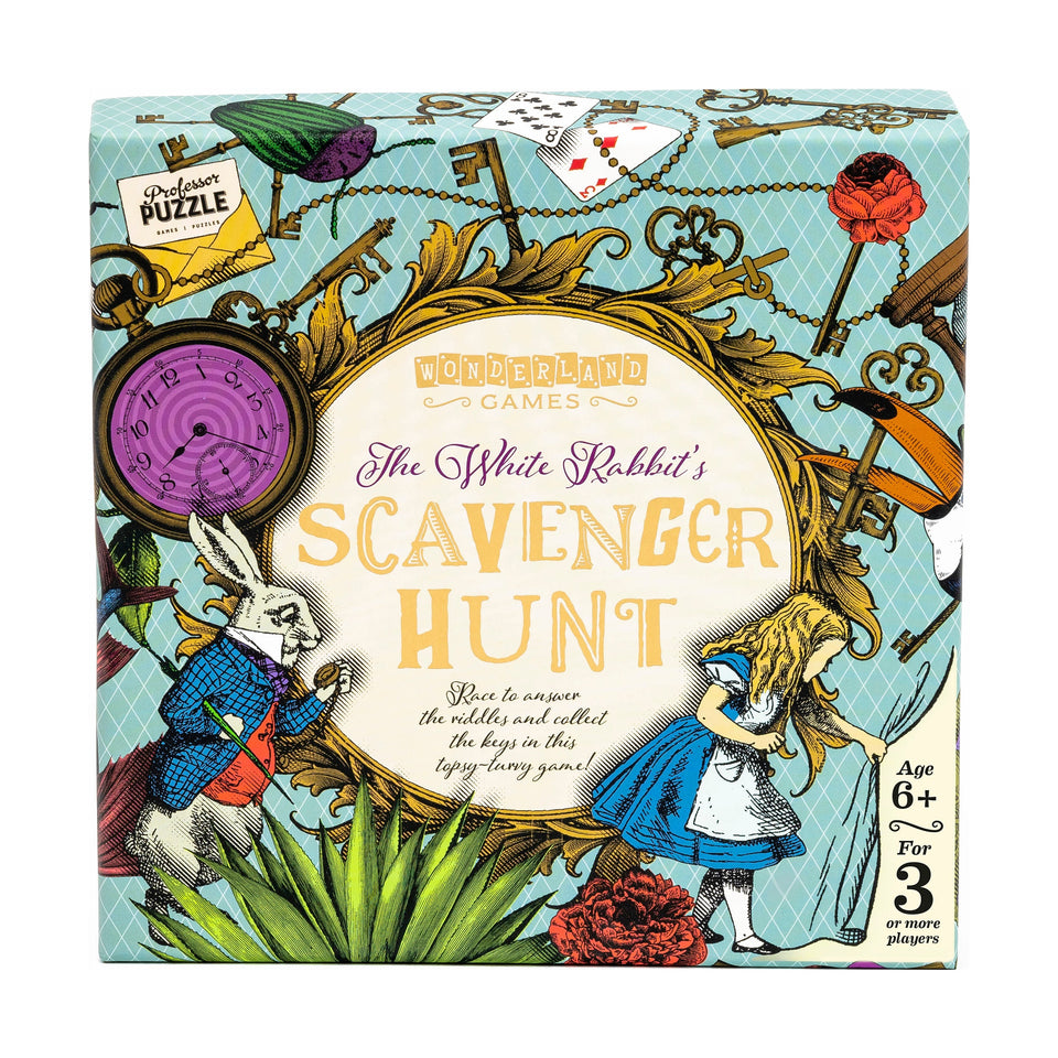 Alice in Wonderland The White Rabbit's Scavenger Hunt Game
